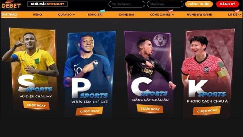 DEBET - Cá Cược Thể Thao DEBET - Nhà Cái Cá Độ DE BET 2025